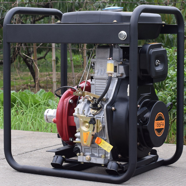 DPH50LE 2inch diesel high pressure cast iron water pump 2inch high delivery pump 186FA 2inch high pressure water pump